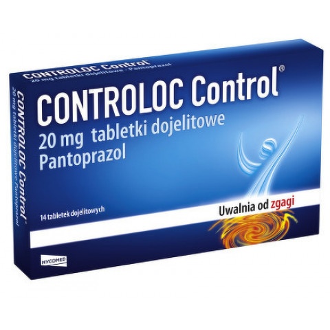 Снимка на Контролок Контрол, Намалява киселинността в стомаха, 20мг, 14 таблетки за 6.99лв. от Аптека Медея