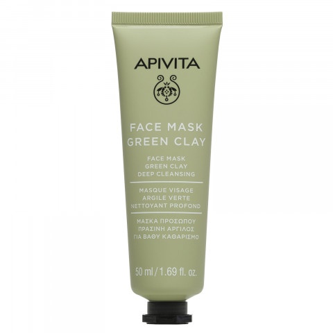 Снимка на Apivita Express Beauty Дълбоко почистваща маска за лице с зелена глина 50 мл за 24.39лв. от Аптека Медея