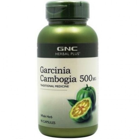 Снимка на Гарциния камбоджиа 500мг. - стимулира метаболизма и изгарянето на мазнини, капсули х 90, GNC за 38.49лв. от Аптека Медея
