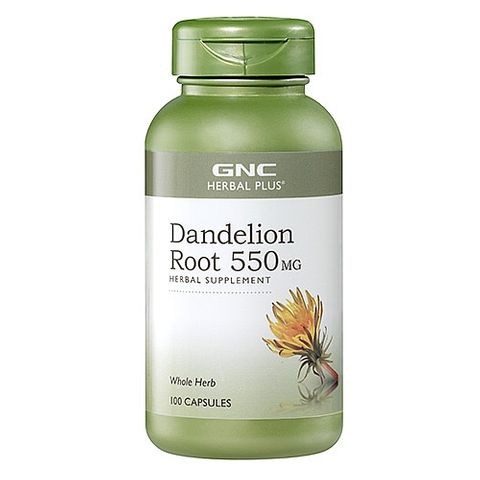 Снимка на Dandelion Root (Глухарче корен) 550мг. - подкрепя храносмилателната и отделителната система, капсули х 100, GNC за 29.11лв. от Аптека Медея
