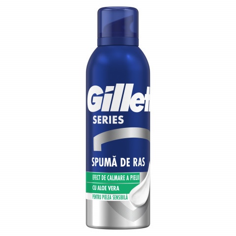 Снимка на Gillette Series Пяна за бръснене за чувствителна кожа, 200/250мл. за 7.79лв. от Аптека Медея