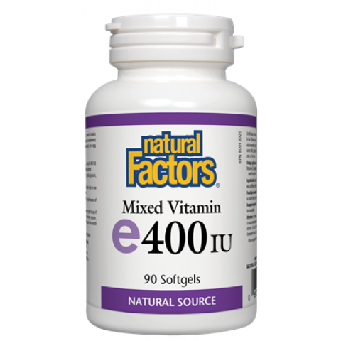 Снимка на Витамин Е, 268мг/400IU, 90 капсули, Natural Factors за 42.99лв. от Аптека Медея