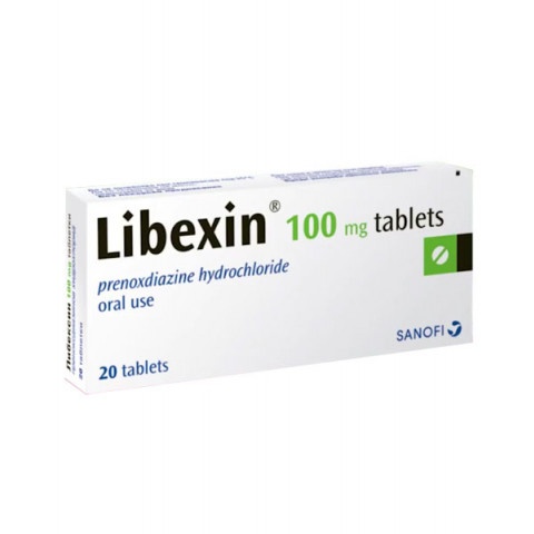 Снимка на Либексин при суха кашлица без секрет, 100мг, 20 таблетки за 11.89лв. от Аптека Медея