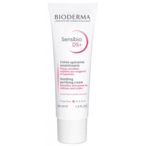 Снимка на Успокояващ крем за лице при сквами и зачервявания, 40 мл. Bioderma Sensibio DS+ за 24.74лв. от Аптека Медея