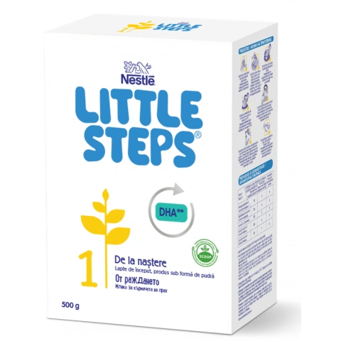 Снимка на Nestle Little Steps 1 адаптирано мляко за кърмачета от момента на раждането, 500 г. за 19.09лв. от Аптека Медея