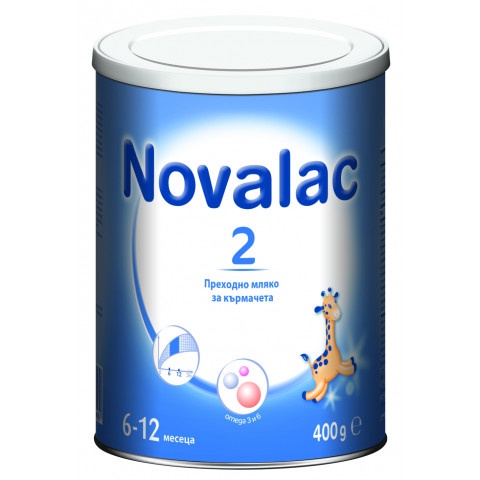 Снимка на Novalac 2 преходно мляко за кърмачет и малки деца от 6 до 12 месеца 400г. за 20.69лв. от Аптека Медея