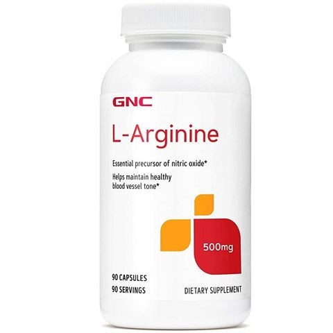 Снимка на L-Arginine 500мг. - подобрява функциите на кръвоносната система, капсули х 90, GNC за 27.99лв. от Аптека Медея