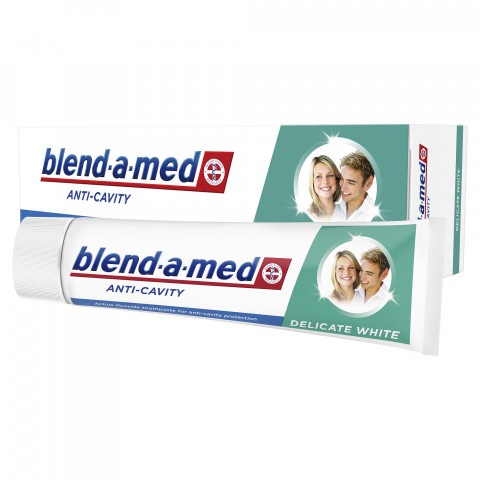 Снимка на Blendamed Anti-Cavity Delicate White Паста за зъби, 75/100 мл. за 2.09лв. от Аптека Медея