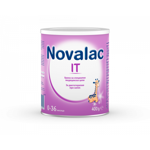 Снимка на Адаптирано мляко при запек за кърмачета и деца от 0 до 36 месеца, 400 г. Novalac IT за 24.69лв. от Аптека Медея