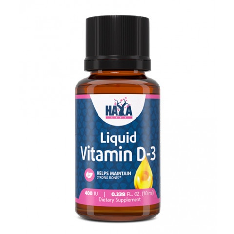 Снимка на Liquid Vitamin D-3 (Витамин D-3) 400IU 10мл, Haya labs за 6.49лв. от Аптека Медея