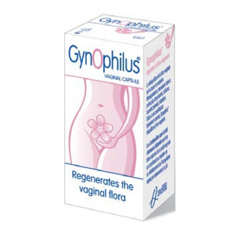 Снимка на Гинофилус (Gynophilus) Регенерира вагиналната флора, 14 вагинални капсули за 31.79лв. от Аптека Медея