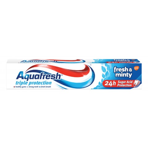 Снимка на Aquafresh Fresh & Minty Паста за зъби синя 75мл за 2.99лв. от Аптека Медея