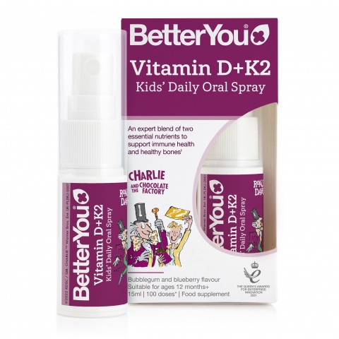Снимка на Витамин D + K2 за деца, спрей 15 мл., Better You за 27.89лв. от Аптека Медея