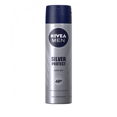 Снимка на Nivea Men Silver Protect Дезодорант спрей 150мл за 6.99лв. от Аптека Медея