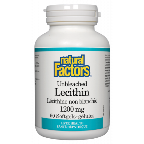 Снимка на Лецитин, 1200мг, 90 капсули, Natural Factors за 31.69лв. от Аптека Медея