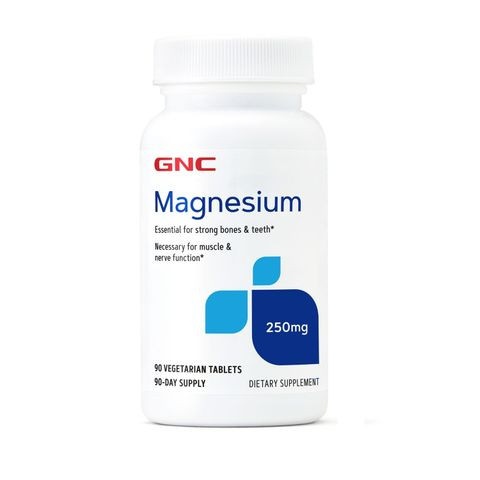Снимка на Магнезий 250мг., таблетки х 90, GNC за 14.87лв. от Аптека Медея