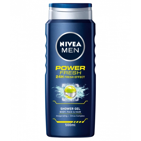 Снимка на Nivea Men Power Refresh Душ гел 500мл за 9.89лв. от Аптека Медея