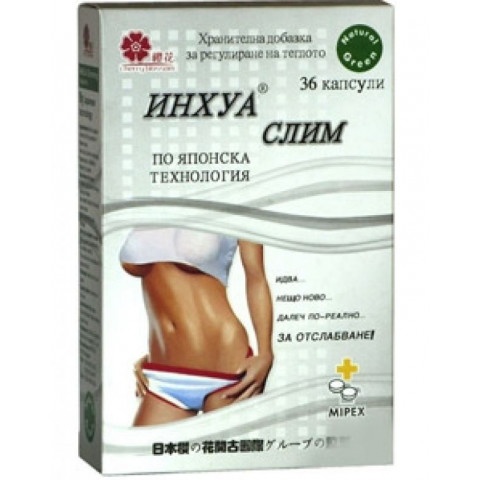 Снимка на Инхуа Слим Хранителна добавка за регулиране на теглото, 36 капсули за 9.79лв. от Аптека Медея