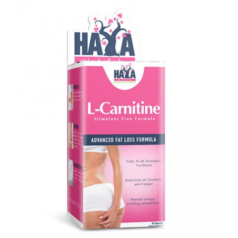 Снимка на Л-Карнитин за поддържане на здравословно тегло, 250 мг. х 60 капсули, Haya labs L-Carnitine за 18.99лв. от Аптека Медея