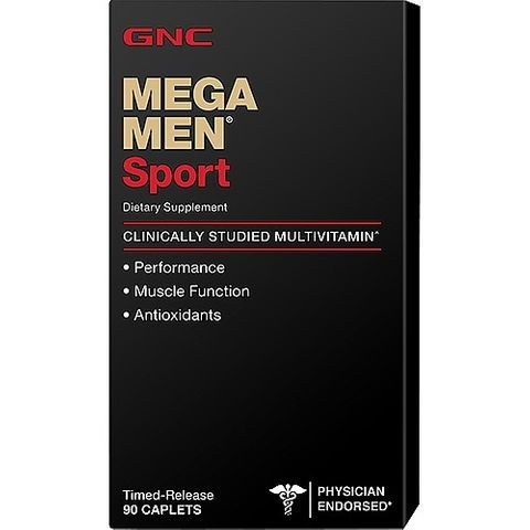 Снимка на Mega Men Sport - витамини и минерали подходящи за спортуващи мъже, капсули х 90, GNC за 63.79лв. от Аптека Медея