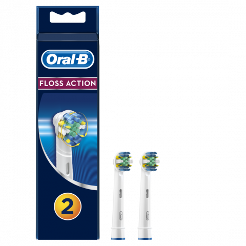 Снимка на Oral-B Floss Action Резервен накрайник за електрическа четка за зъби х 2 броя за 21.29лв. от Аптека Медея