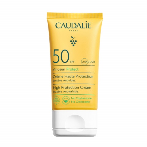 Снимка на Слънцезащитен крем за лице с висока защита, 50 мл. Caudalie Vinosun Protect SPF50 за 56.09лв. от Аптека Медея