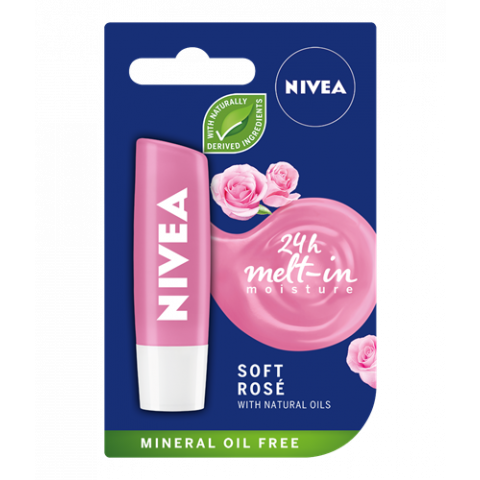 Снимка на Nivea Soft Rose Балсам за устни  4,8гр за 5.99лв. от Аптека Медея