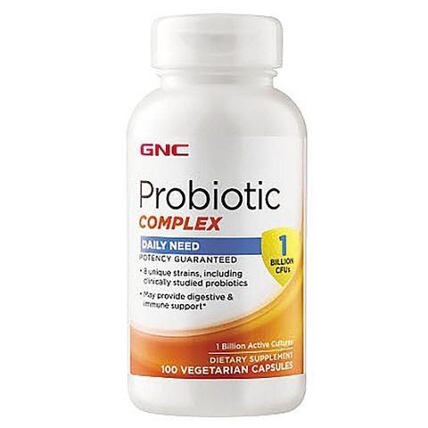 Снимка на Probiotic Complex Daily Need 1 Billion CFU - пробиотичен комплекс съдържащ 8 щама пробиотични култури, капсули х 100, GNC за 29.79лв. от Аптека Медея