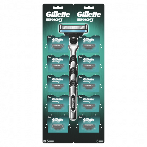 Снимка на Gillette Mach 3 резервни ножчета за самобръсначка, на кора х 10 броя за 84.99лв. от Аптека Медея