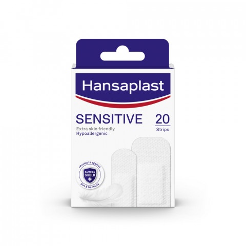 Снимка на Hansaplast Sensitive пластир, деликатен към кожата 20 броя за 5.89лв. от Аптека Медея