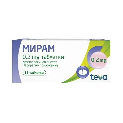 Снимка на Мирам 0.2 мг. таблетки х 15, Teva за 19.89лв. от Аптека Медея