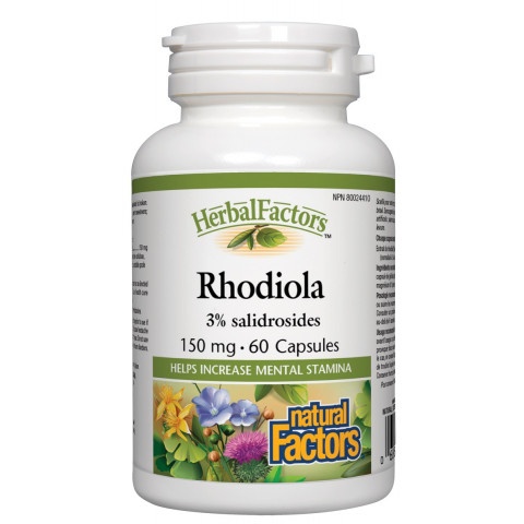 Снимка на Родиола 150 мг., капсули х 60, Natural Factors за 41.89лв. от Аптека Медея