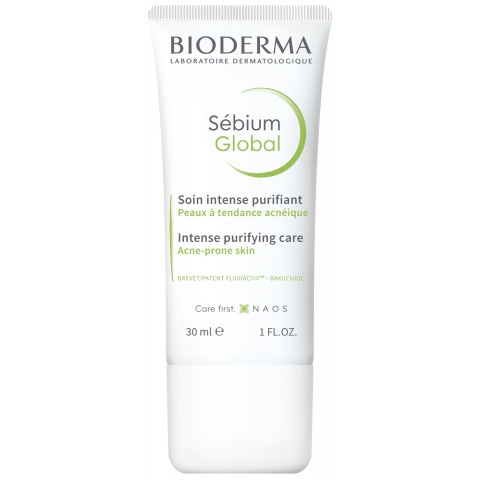 Снимка на Коригиращ крем за лице при акнеична кожа, 30 мл. Bioderma Sebium Global  за 22.94лв. от Аптека Медея