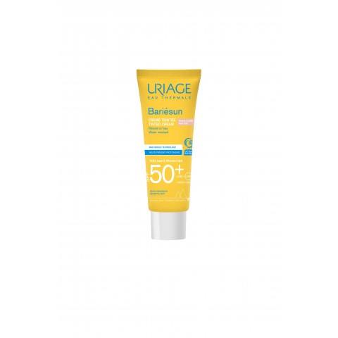 Снимка на Слънцезащитен тониран крем с много висока защита, светъл цвят, 50 мл., Uriage Bariesun Crème Teintee SPF50+  за 34.79лв. от Аптека Медея