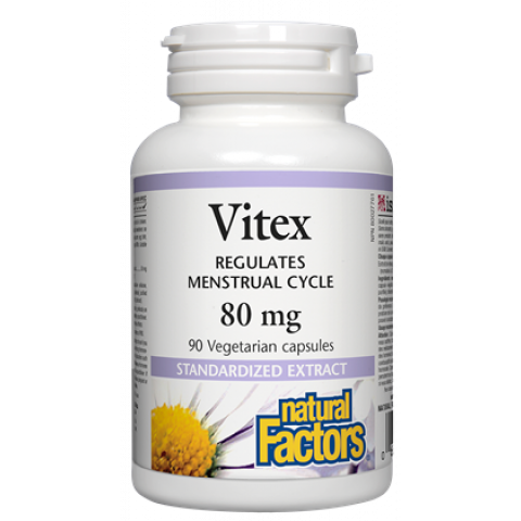 Снимка на Vitex (Витекс), Регулира менструалния цикъл, 90 капсули, Natural Factors за 17.67лв. от Аптека Медея