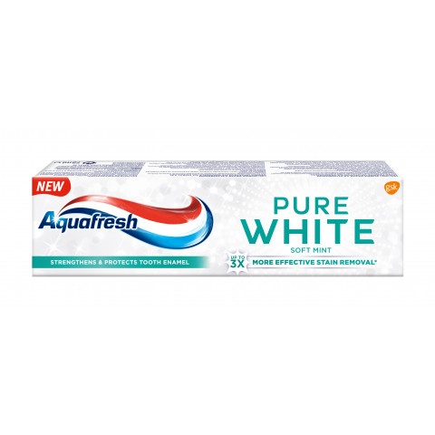 Снимка на Aquafresh Pure White Soft Mint Паста за зъби 75мл за 6.49лв. от Аптека Медея