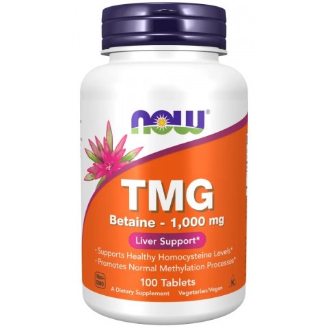 Снимка на ТМГ 1000 мг. таблетки х 100, Now Foods за 54.99лв. от Аптека Медея