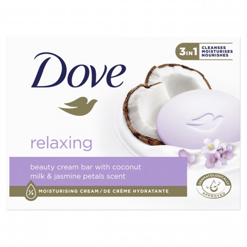 Снимка на Dove Relaxing Coconut Milk & Jasmine Petals Крем сапун, 90 г. за 3.19лв. от Аптека Медея