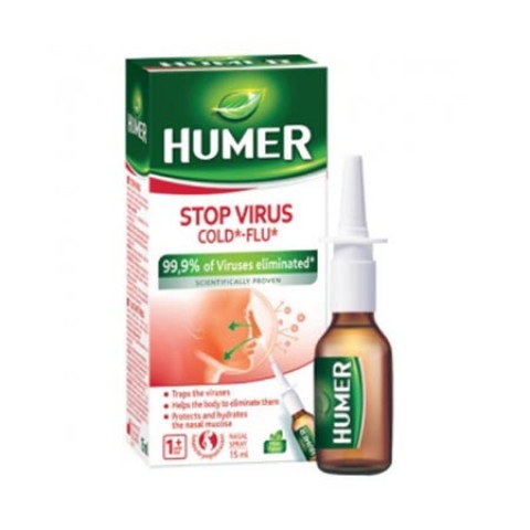 Снимка на Humer (Хюмер) Стоп вирус Спрей за нос, 15мл за 16.29лв. от Аптека Медея