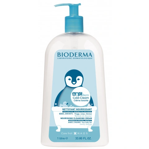 Снимка на Подхранващ измивен крем за суха бебешка и детска кожа, 1л., Bioderma ABCDerm Cold-Cream за 31.04лв. от Аптека Медея