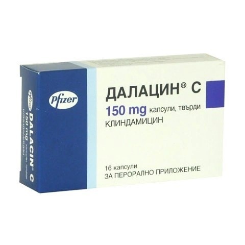 Снимка на Далацин Ц 150 мг. капсули х 16, Pfizer за 5.59лв. от Аптека Медея
