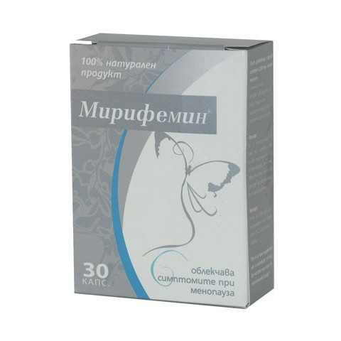 Снимка на Мирифемин 150мг. - за облекчаване симптомите при менопауза, капсули х 30 за 13.89лв. от Аптека Медея