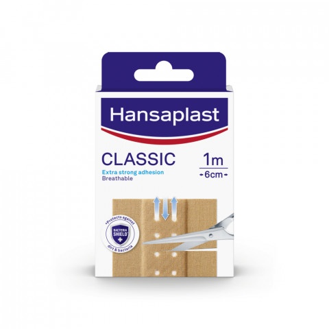 Снимка на Пластир Класик, 1 м. х 6 см. Hansaplast Classic за 4.59лв. от Аптека Медея