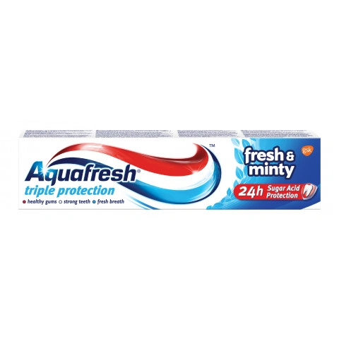 Снимка на Aquafresh Fresh & Minty Паста за зъби синя 50мл за 2.47лв. от Аптека Медея