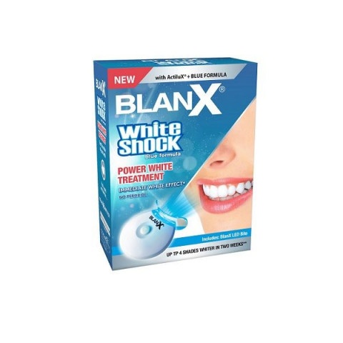 Снимка на BlanX White Shock Treatment, Избелваща паста за зъби + LED шина за 30.09лв. от Аптека Медея