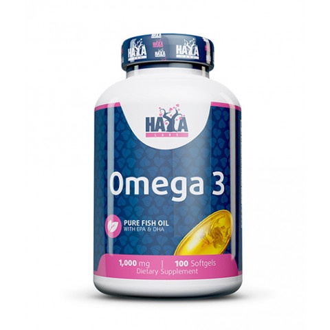 Снимка на Omega 3 (Омега 3 мастни киселини) 1000мг х 100, Haya labs за 22.99лв. от Аптека Медея
