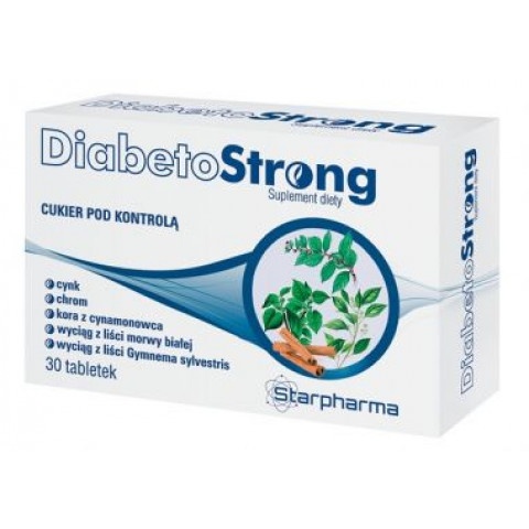 Снимка на Диабето Стронг Подкрепя нормалните нива на кръвната захар, 30 таблетки за 15.49лв. от Аптека Медея