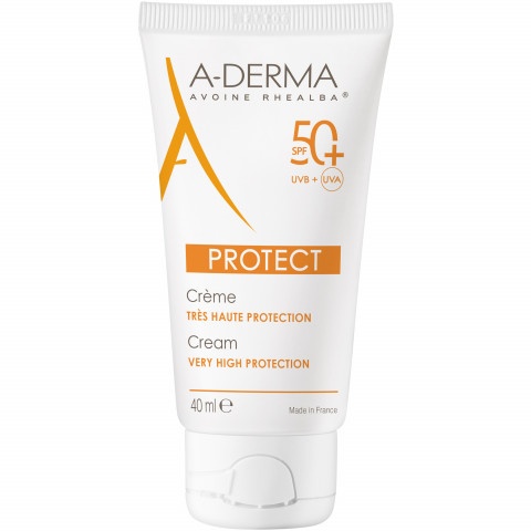 Снимка на Слънцезащитен крем за лице 40 мл., A-Derma Protect SPF50+ за 36.19лв. от Аптека Медея