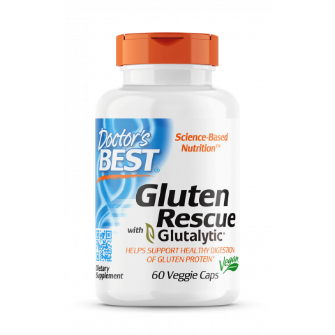 Снимка на Gluten Rescue - подпомага разграждането на глутена, капсули х 60 Doctor's Best за 44.62лв. от Аптека Медея