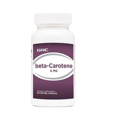 Снимка на Бета Каротин 6 мг., капсули х 100, GNC за 20.69лв. от Аптека Медея
